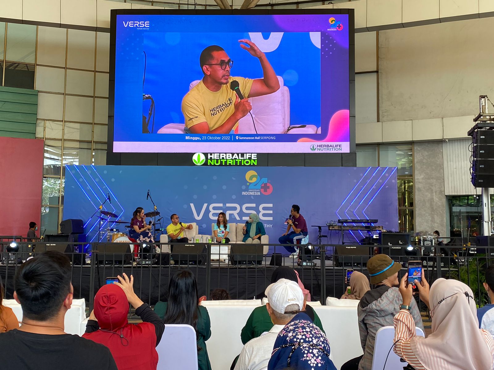 Peringati Hari Jadi ke-24 di SMS Tangerang, Herbalife Tawarkan Milenial Peluang Usaha