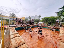 Kompetisi Lari ala Benteng Takeshi di Serpong Green Warrior Tangerang