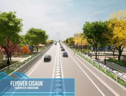 Jadi Ini Penampakan Desain Flyover Cisauk Tangerang