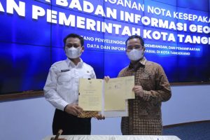Kembangkan Satu Peta dan Satu Data, Pemkot Tangerang Gandeng Badan Geospasial