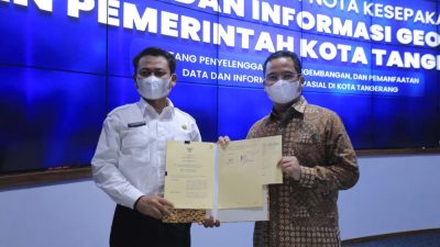 Kembangkan Satu Peta dan Satu Data, Pemkot Tangerang Gandeng Badan Geospasial