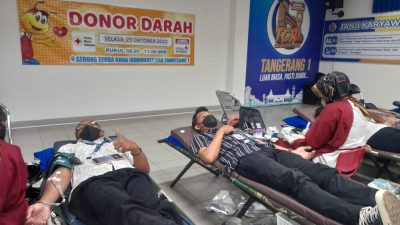 Indomaret Bantu PMI Tangerang Untuk Ketersediaan Stok Darah