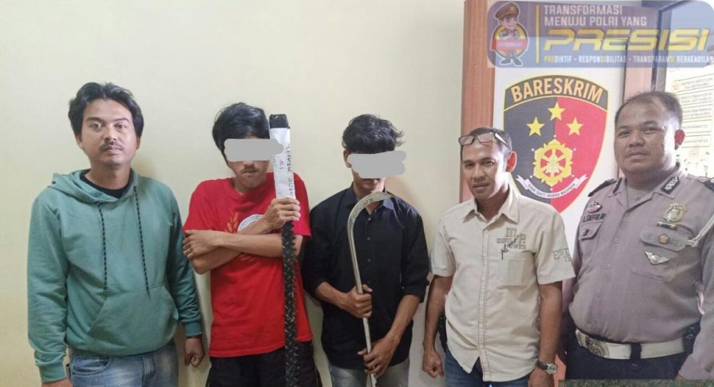 Bawa Senjata Tajam, Dua Juru Parkir di Kota Serang Diciduk Polisi
