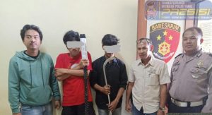 Dua Juru Parkir di Kota Serang Diciduk Polisi Sebab Bawa Senjata Tajam