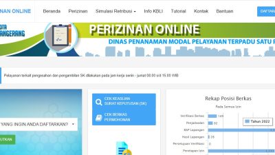 Cara Mengurus Perizinan di Tangerang secara Online