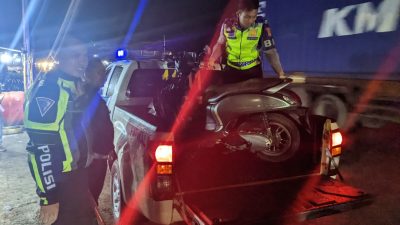 Pengendara Motor di Kibin Tewas Usai Tabrak Truk