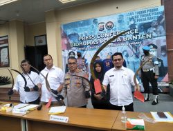 Siswa SMK di Banten Buat Senjata Tajam di Sekolah Untuk Geng Motor