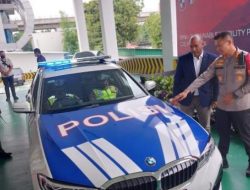 Tampilan Mobil Listrik Pengawalan Delegasi G20 di Bandara Soekarno-Hatta