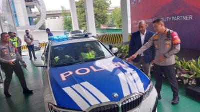 Mobil Listrik Pengawalan Delegasi G20 di Bandara Soekarno-Hatta