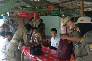 Sejumlah Pelajar Yang Bolos di Cilegon Kena Razia Satpol-PP