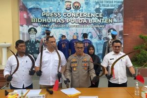 23 Orang Berandal Jalanan di Banten Diciduk Polisi