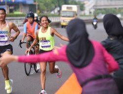 Odekta Naibaho Juara Kategori Half Marathon pada Jakarta Marathon 2022