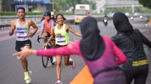 Odekta Naibaho Juara Kategori Half Marathon pada Jakarta Marathon 2022