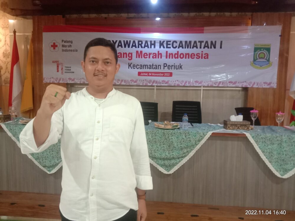 Viky Nugraha, dari Relawan kini Jabat Ketua PMI Periuk Tangerang