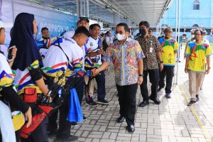 Arief-Sachrudin Kompak Semangati Para Atlet Porprov VI Banten