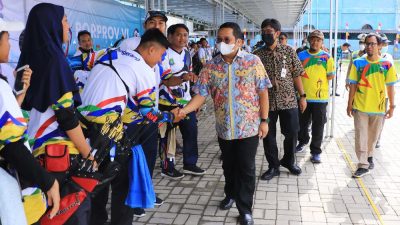 Arief-Sachrudin Kompak Semangati Para Atlet Porprov VI Banten