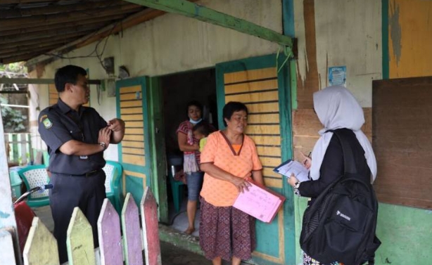 BPS Kota Tangerang Data Regsosek ke Warga dan Tunawisma