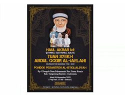 Rincian Agenda Haul Syekh Abdul Qodir Al-Jaelani di Cilongok Pasar Kemis