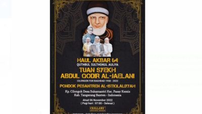Rincian Agenda Haul Syekh Abdul Qodir Al-Jaelani di Cilongok Pasar Kemis