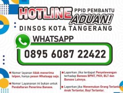 Nomor Hotline Pengaduan Orang Terlantar di Kota Tangerang