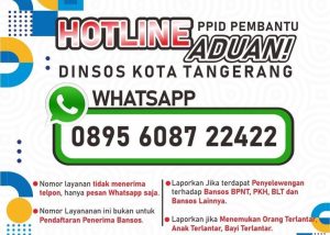 Nomor Hotline Pengaduan Orang Terlantar di Kota Tangerang