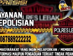 Nomor Layanan Pengaduan Masyarakat Polres Lebak