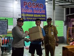 Polres Metro Tangerang Bangun Posko Kesehatan dan Sembako Bagi Korban Banjir