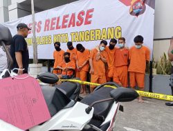 Polresta Tangerang Tangkap 8 Pelaku Ranmor