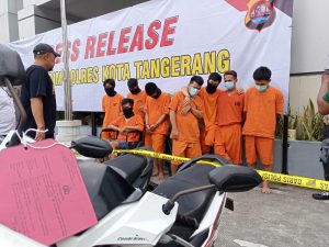 Polresta Tangerang Tangkap 8 Pelaku Ranmor