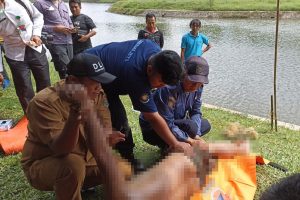 Identitas Mayat Pria yang Tenggelam di Danau Puspemkab Tangerang