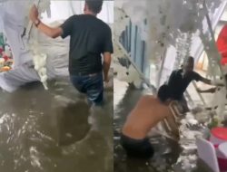 Waduh Tenda Pernikahan Diterjang Banjir di Jatiuwung Tangerang