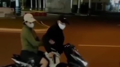 Viral Video Pemuda Lagi Nongkrong Ditodong Pistol oleh Polisi di Tangsel