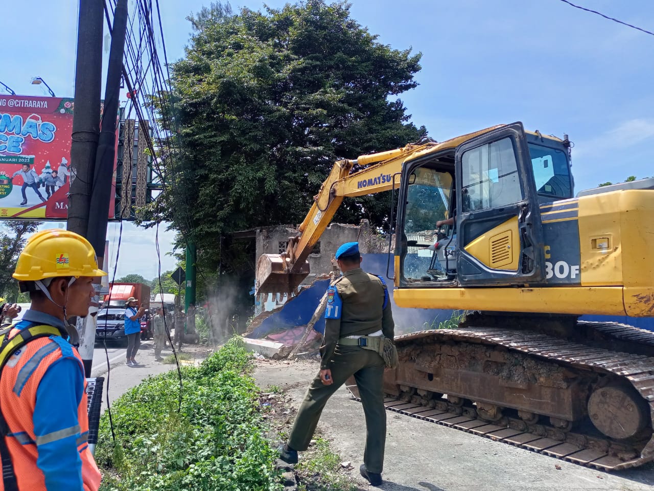 59 Bangunan Dibongkar untuk Underpass Bitung Tangerang