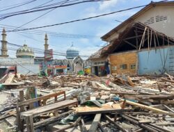 Penampakan Puluhan Bangunan yang Dibongkar untuk Underpass Bitung