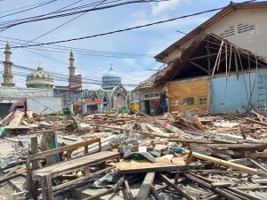 Penampakan Puluhan Bangunan yang Dibongkar untuk Underpass Bitung