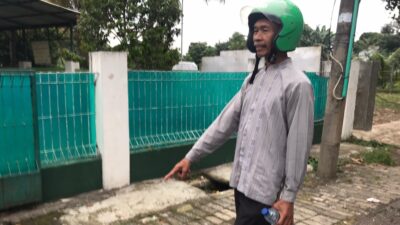 Motor Jualan Tukang Tempe Dicuri di Masjid Kelapa Dua Tangerang