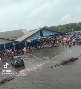 Video Viral Pemuda Belepotan Ucapkan BMKG saat Laporan Situasi Air Pasang di Tangerang