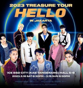 Boyband TREASURE Bakal Manggung di ICE BSD Tangerang