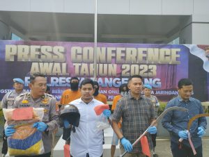 Gangster Brutal Serang Warga di Cikupa Tangerang, 4 Pelaku Ditangkap 4 Buron