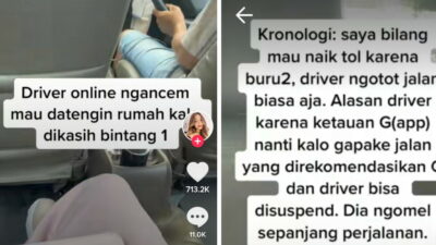 Viral, Driver Taksi Online Ancam Penumpang Tujuan BSD Jika Diberi Bintang 1