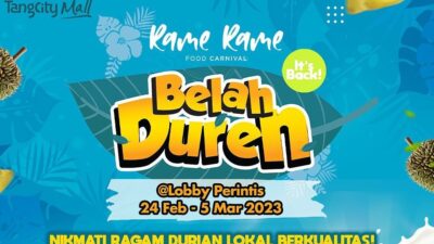 Penikmat Durian Wajib Tau, Ada Festival Belah Duren di Tangcity Mal