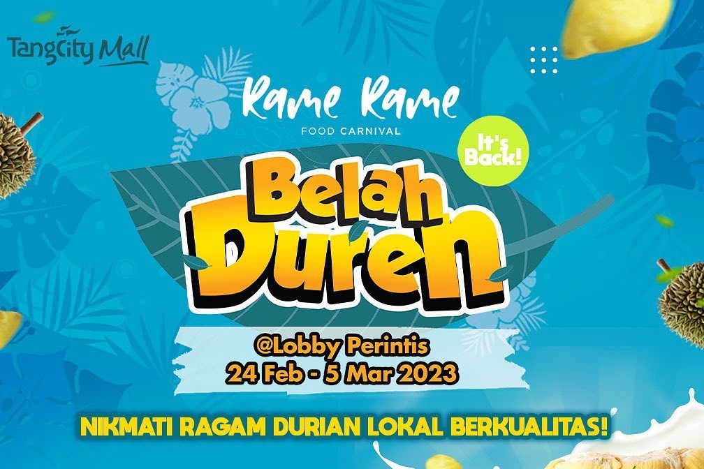 Penggemar Durian Segera Merapat, Ada Festival Belah Duren di Tangcity Mal
