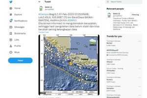 Analisis BMKG Gempa M 5,2 di Selatan Banten, Tidak Berpotensi Tsunami