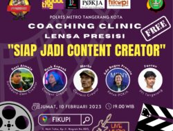 Coaching Clinic Digital Kreator Tangerang, Ada Bang Marko dan Nyak Kopsah