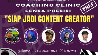 Coaching Clinic Digital Kreator Tangerang, Ada Bang Marko dan Nyak Kopsah