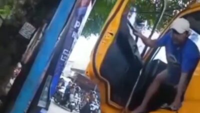 Emosi Diklakson, Sopir Angkot Keroyok dan Tikam Kepala Sopir Truk Pakai Obeng di Pasar Kemis Tangerang