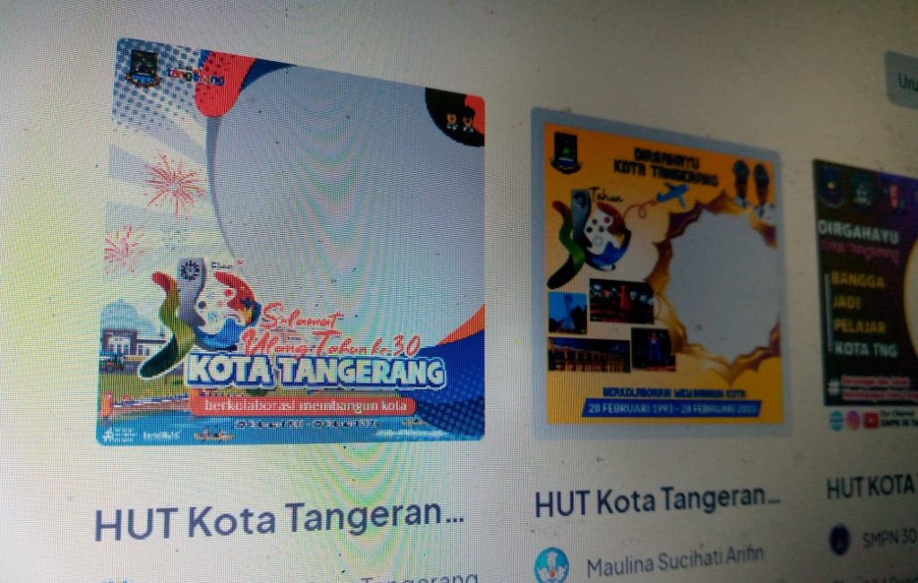 10 Link Twibbon HUT Ke-30 Kota Tangerang