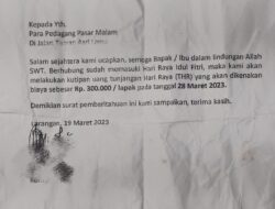 7 Orang Ditangkap Minta Jatah Uang THR ke Pedagang Pasar Malam di Cipadu Tangerang