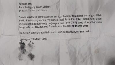 7 Orang Ditangkap Minta Jatah Uang THR ke Pedagang Pasar Malam di Cipadu Tangerang