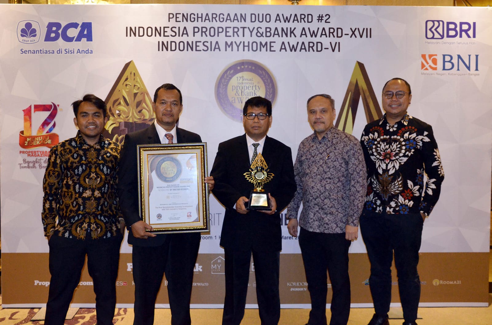 Modernland Cilejit Tangerang Raih Penghargaan Indonesia Property & Bank Award (IPBA) XVII